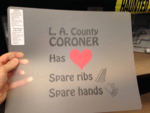 LA Coroner Gift Shop