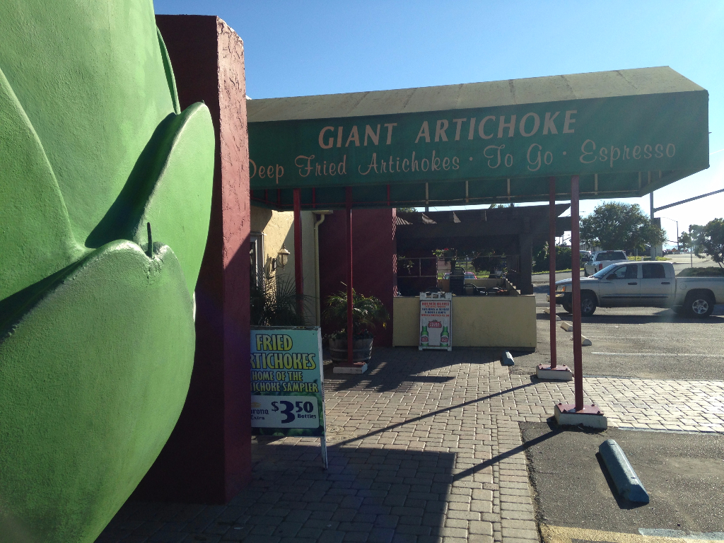 the world"s largest artichoke: get all choked up